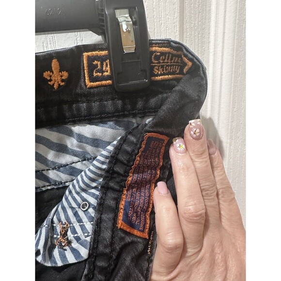 Rock Revival 'Celine' Black Skinny Jeans - Size Women's 29 (Inside Seem 32/33) - Picture 8 of 11